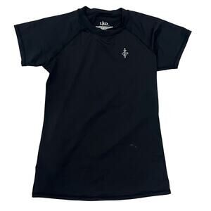 LRD Performance Women's MD Black Rash Guard UPF 50 Active Swim Shirt